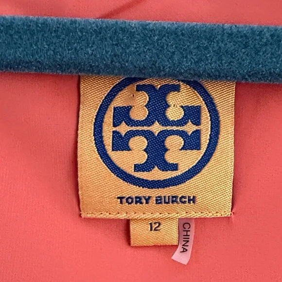 Tory Burch Vibrant Red/Orange Mini Dress - Picture 2 of 6